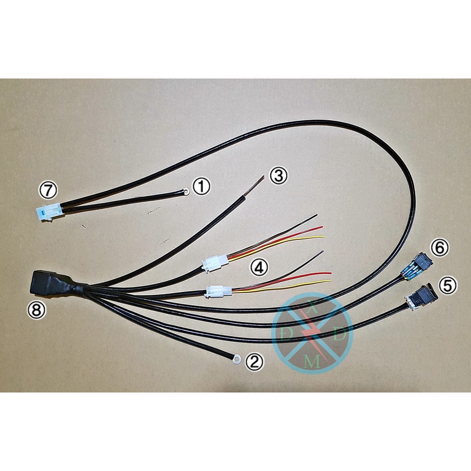 Mạch Passing - On/Off/On cho Bi Cầu Led Mini - Bộ dây Rơle cầu chì