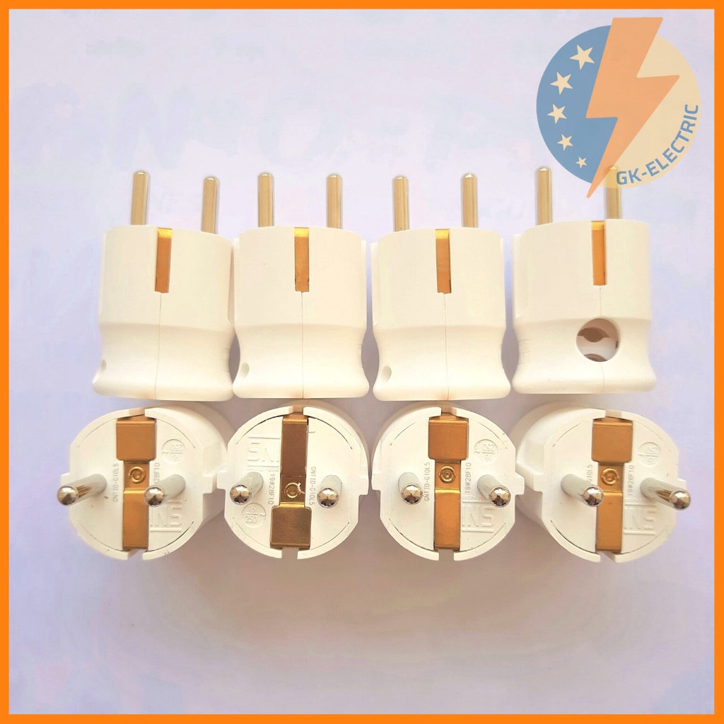 Phích cắm Gongniu công suất lớn 4000W 10L5 chân tròn