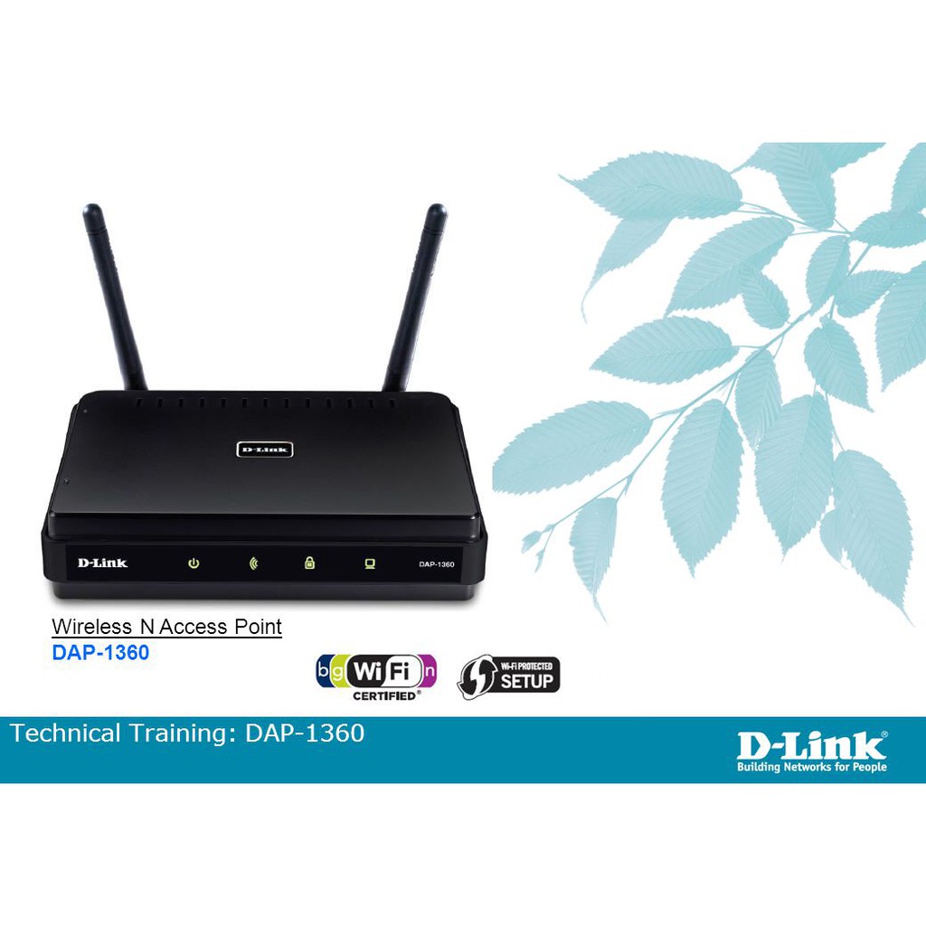 Bộ phát wifi D-Link DAP-1360 Wireless N Range Extender mở rộng vùng phủ sóng