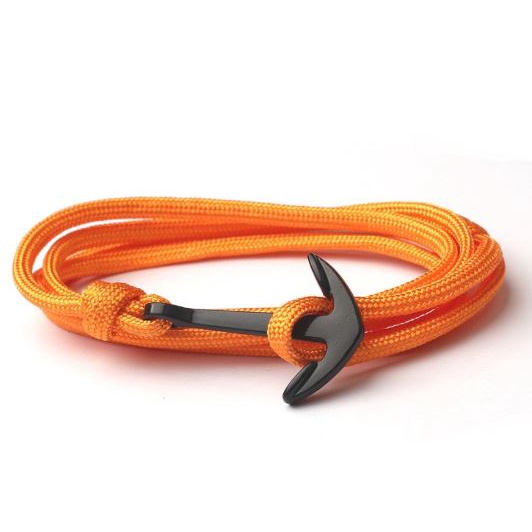 Vòng Tay Nam Unisex Mỏ Neo Anchor dây dù