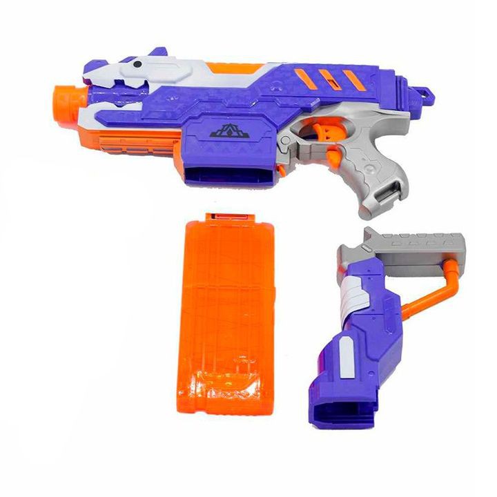 Đồ chơi Super Blast Vận Động Ngoài Trời kiểu Nerf cao cấp Kèm 20 Que Xốp