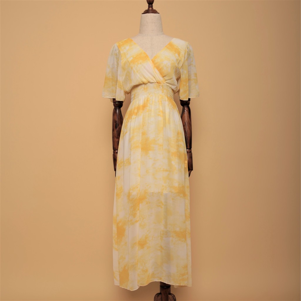 Đầm maxi voan loang màu IFU 2451 | BigBuy360 - bigbuy360.vn