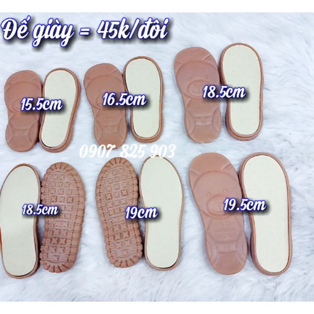 Đế giày nhựa cao cấp cho bé