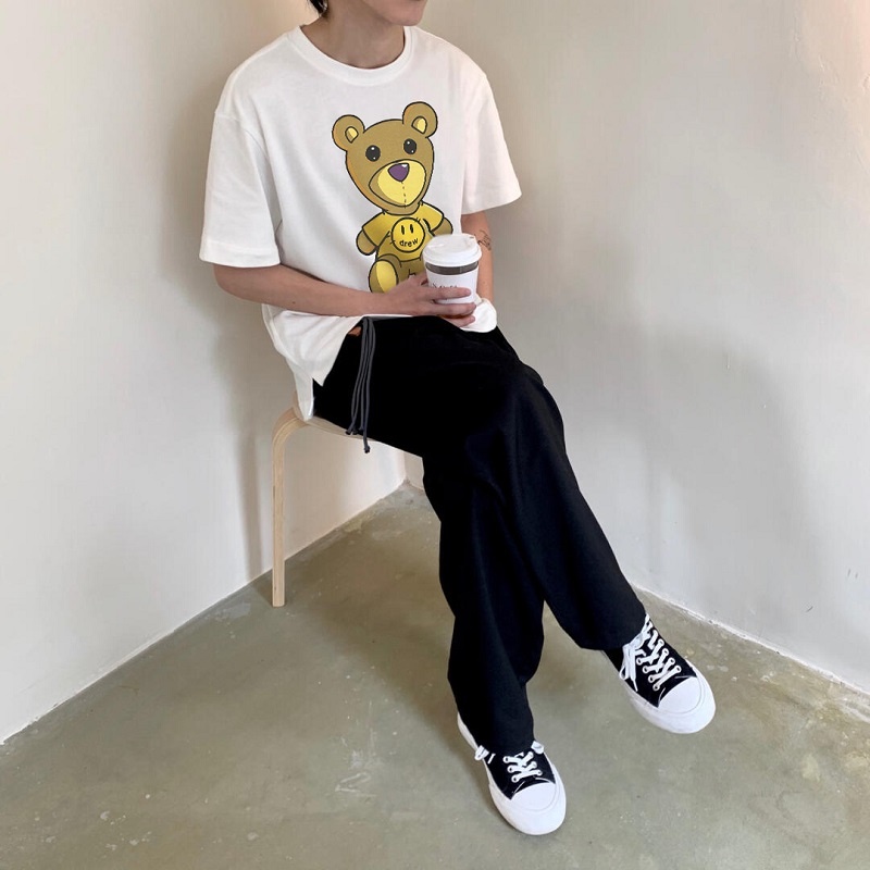 NRVP Áo Thun Cotton Tay Ngắn Cổ Tròn Màu Trơn Thời Trang Dành Cho Nữ