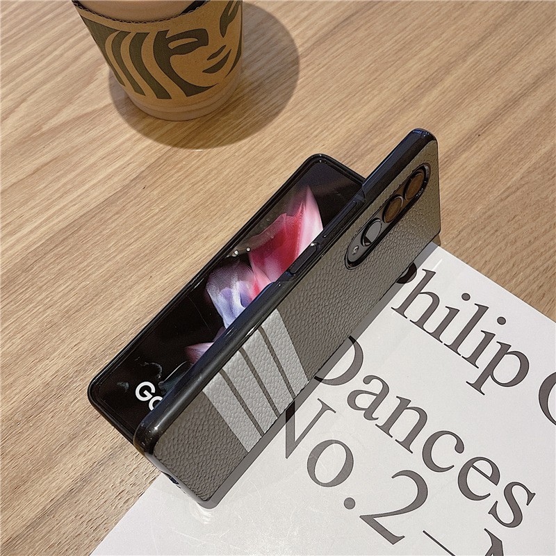 Ốp điện thoại cứng họa tiết ba màu chất lượng cho Samsung Galaxy Z Fold 3 Z Fold 2