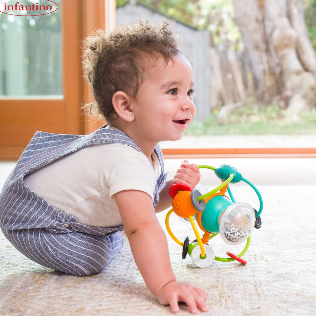 Đồ Chơi Cho Bé INFANTINO Trái Bóng Chất Liệu Nhựa ABS Cao Cấp - Phát Triển Trí Não Của Trẻ