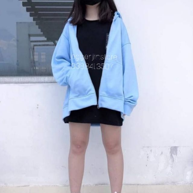 ÁO HOODIE ZIP UNISEX BIGSIZE GREEN - HOODIE DÂY KÉO FORM RỘNG MÀU XANH LAM BIGSIZE  M L XL XXL | BigBuy360 - bigbuy360.vn