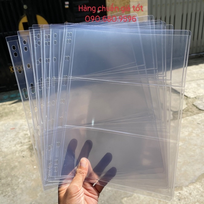 Combo 10 Phơi 3 Ngăn Đựng Tiền Trong Suốt, Chính Hãng Mingt PCCB