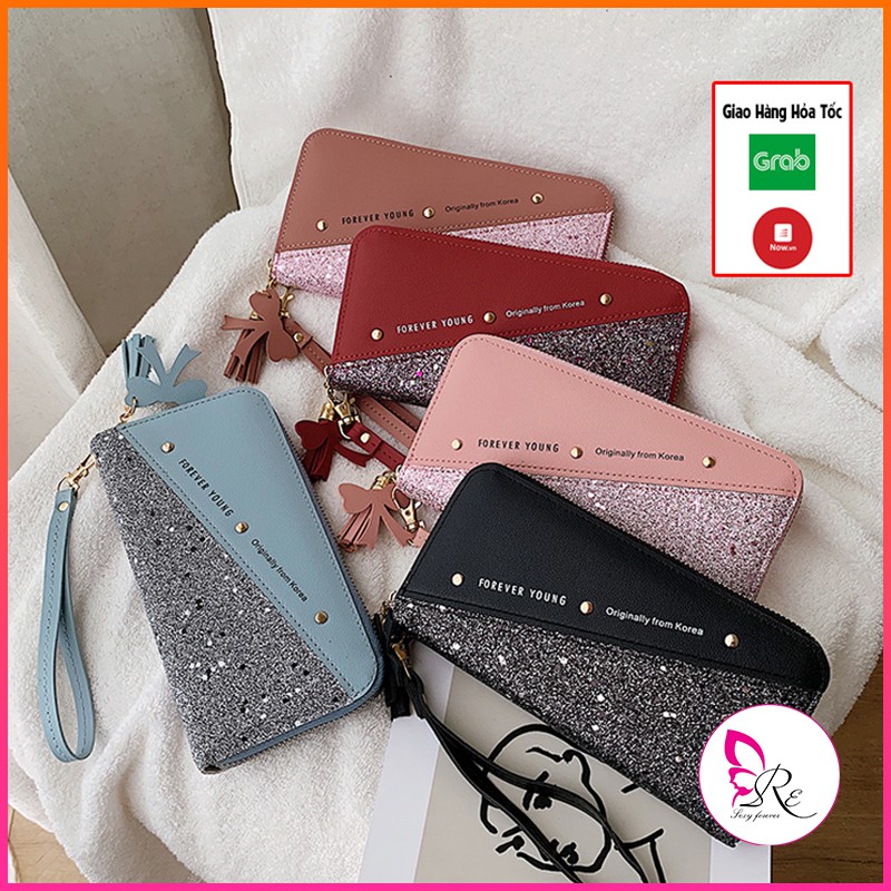 Ví nữ dài cầm tay cao cấp đẹp đựng tiền giá rẻ nhiều ngăn VD09 | BigBuy360 - bigbuy360.vn