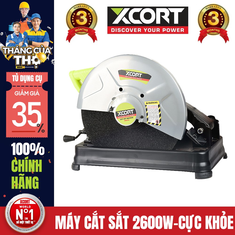Máy cắt sắt - Máy cắt sắt bàn 2600W Lưỡi 355MM