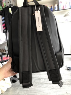 [ FREE SHIP] Balo da màu đen ESSENTIAL màu đen ( có ảnh thật)