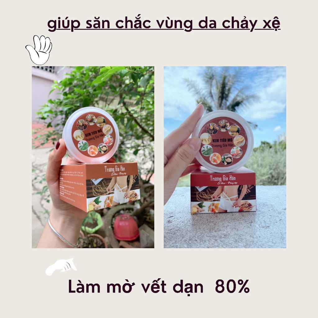 Kem Ủ Tan Mỡ Bụng Trương Gia Hân Cao Cấp - Kem Giảm Mỡ Bụng Dùng Cho Mẹ Sau Sinh Cho Con Bú