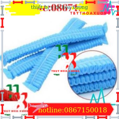 Com Bo 5 Bịch Nón Con Sâu - Mũ Giấy Y Tế Con Sâu Bịch 100 Cái