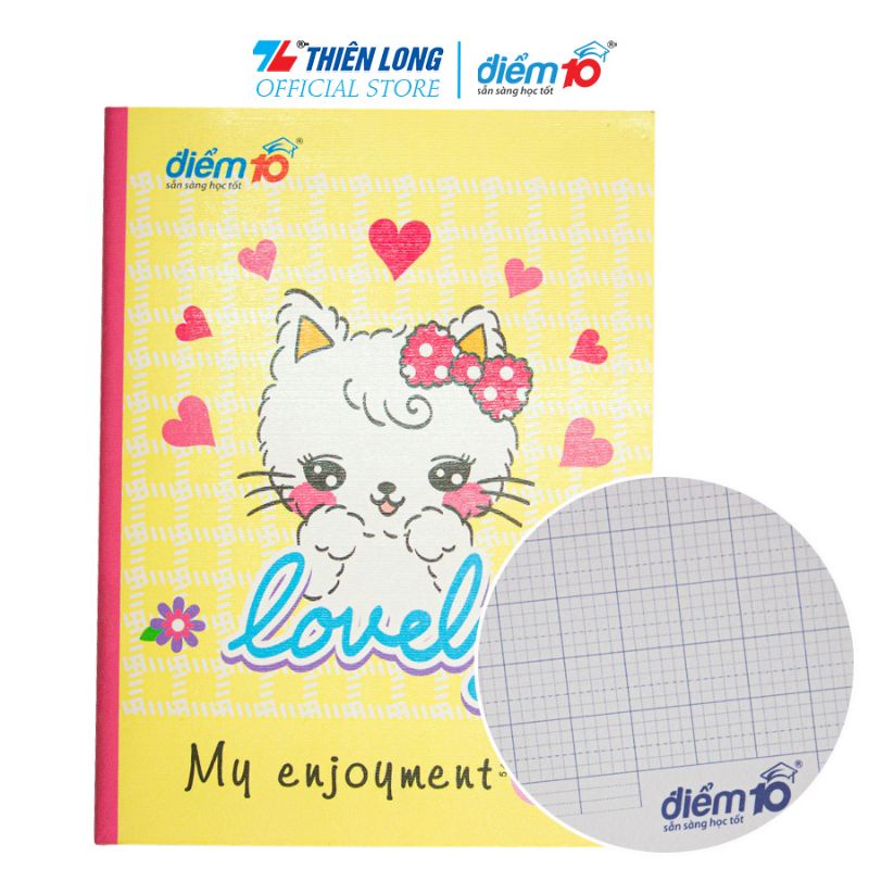 Tập học sinh 96 trang 5 ô ly vuông 100 gsm Điểm 10 TP-NB075