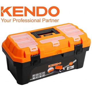 Hộp đựng dụng cụ đồ nghề kim khí đa năng Plastic Tool Box KENDO 90255