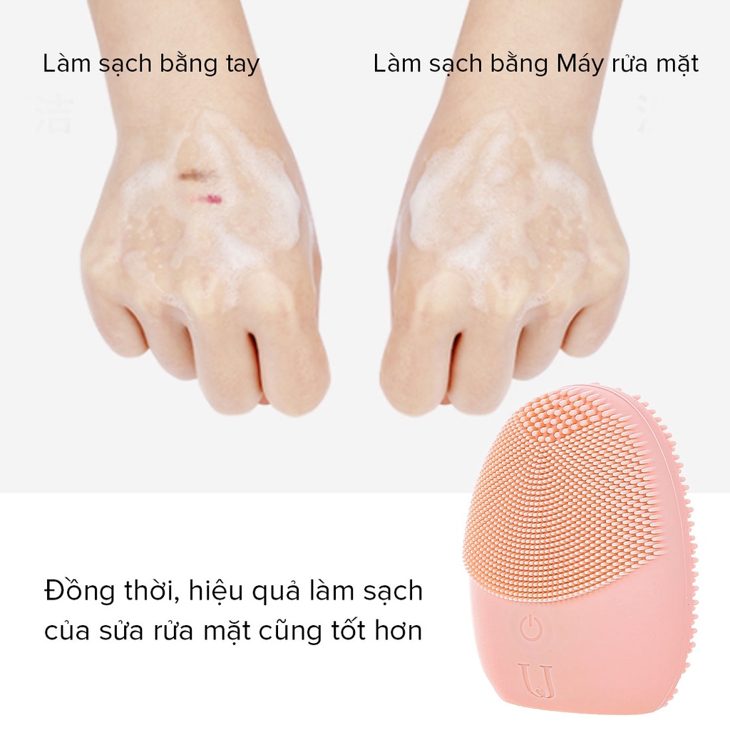 Máy Rửa Mặt Bằng Silicon Làm Sạch Sâu NV0001 Miniso-Hàng chính hãng