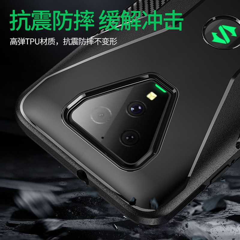 Ốp Điện Thoại TPU PC silicon Trong Suốt Chống Sốc Cho Xiaomi Black Shark 3