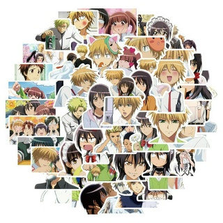 Y&P| Hình Dán Chống Nước Kaichou wa Maid-sama! Nhật Bản Anime Mũ Bảo Hiểm Máy Tính Xách Tay Hành Lý Dán Thiết Lập, 50 tờ