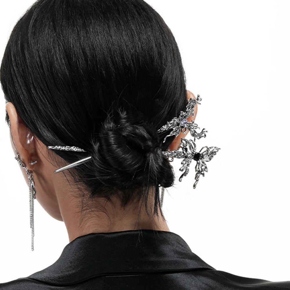 AROMA Trâm Cài Tóc Bằng Hợp Kim Phong Cách Retro Thanh Lịch Cho Nữ