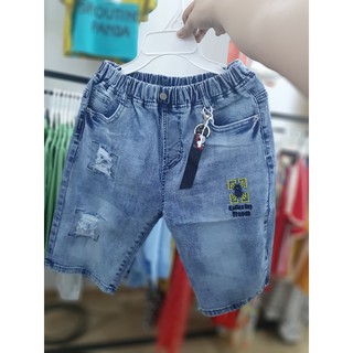 Quần đùi jean cao cấp size đại cho bé trai.