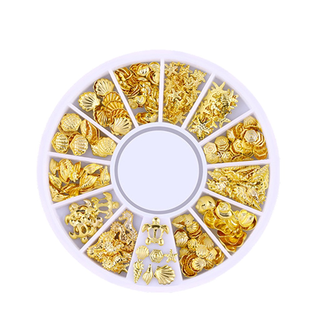 Trí móng tay Hộp phụ kiện trang trí móng tay đa dạng