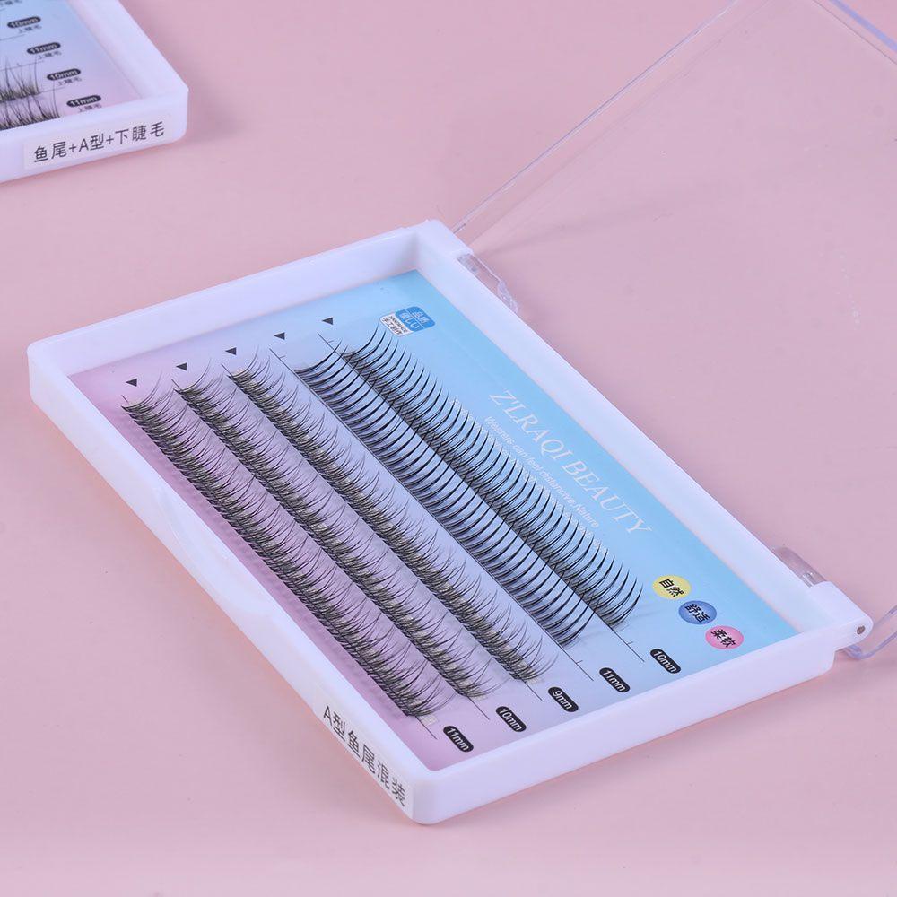 OCEANMAP Lông Mi Giả 5 Đường Nối Dài Hình Quạt Hỗn Hợp