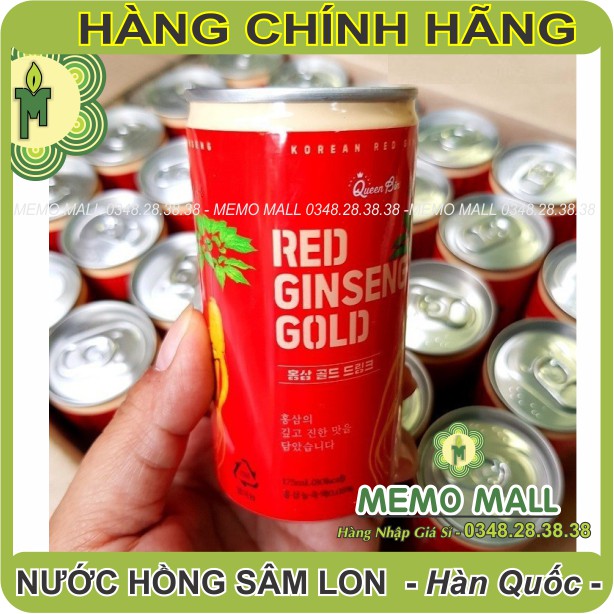 Nước hồng sâm lon Hàn Quốc cực thơm , giải khát tức thì