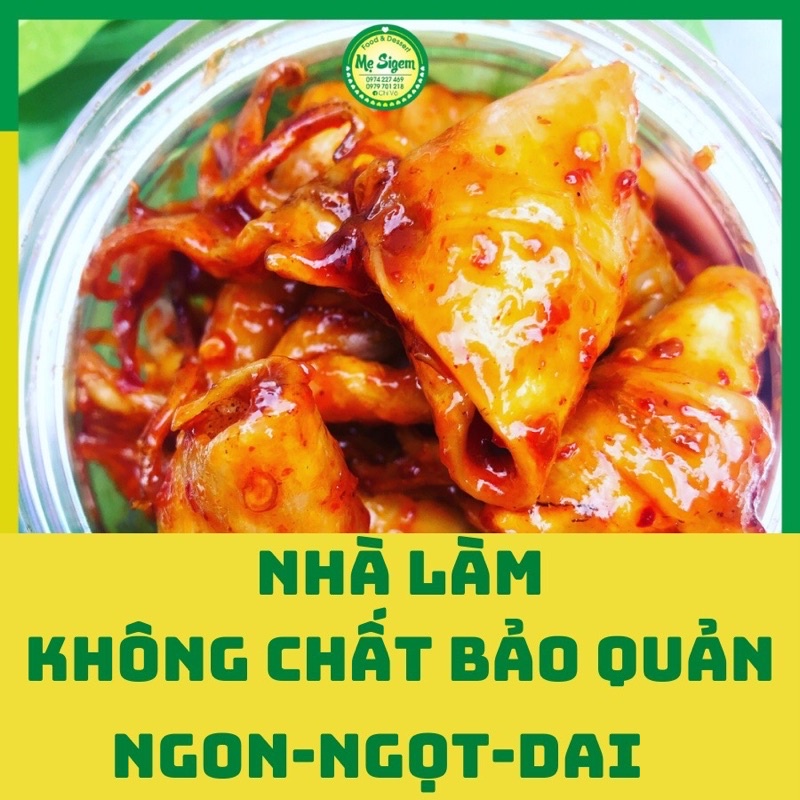 Combo 5 hộp mực rim sa tế nhà làm không chất bảo quản tại tp HCM.