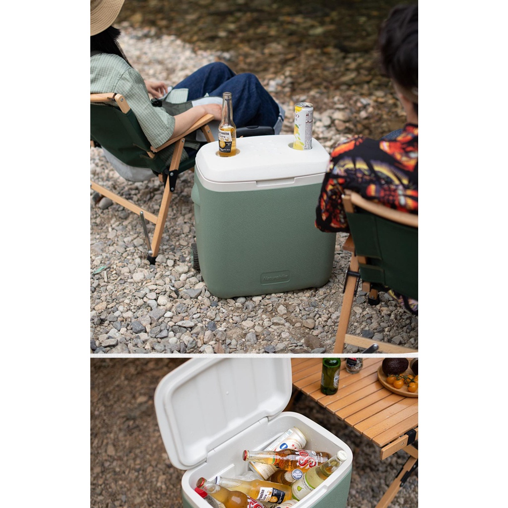 Thùng đựng đá giữ nhiệt tới 48h Naturehike NH20SJ021 có bánh xe