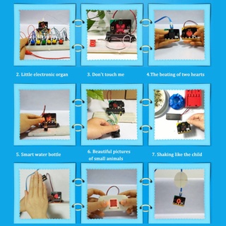 Bbc microbit go start kit micro: bit bbc development board tự làm học tập lập trình với alligator clips test lead set