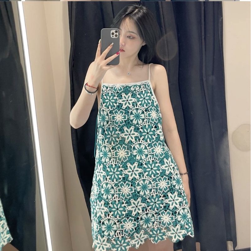 Đầm 2 dây hàng xuất siêu xinh giá tốt (có sẵn)