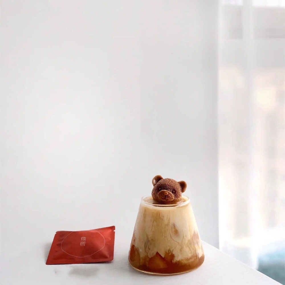 Khay Làm Đá Hình Gấu 3d Dễ Thương Xinh Xắn