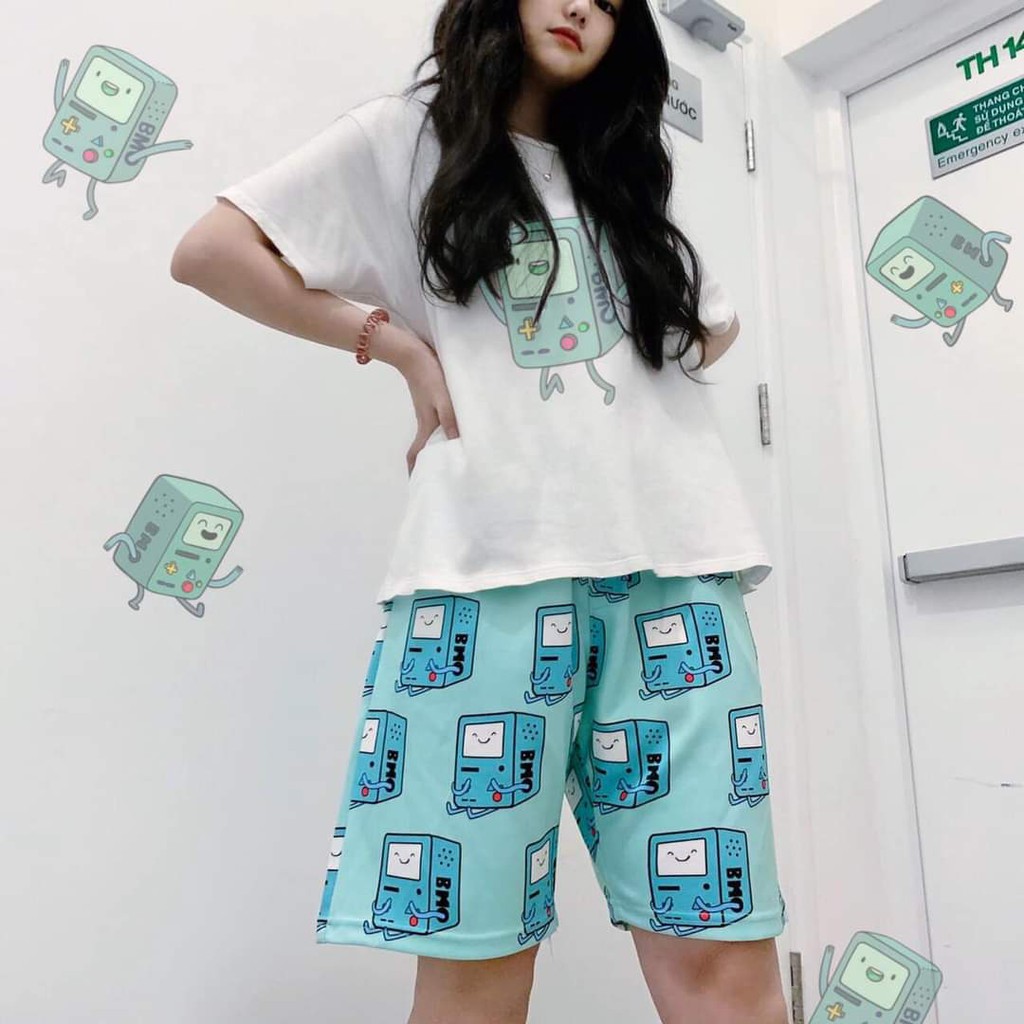 Quần đùi hoạt hình cute nhiều mẫu / Quần cartoon unisex