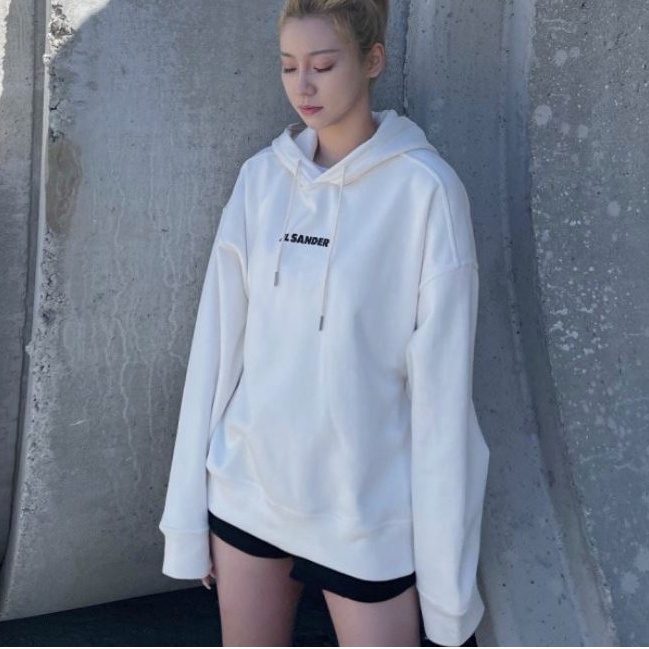 Áo hoodie unisex nữ form rộng JILSANDER có mũ, hoodie nữ unisex form rộng-UNA06 | BigBuy360 - bigbuy360.vn