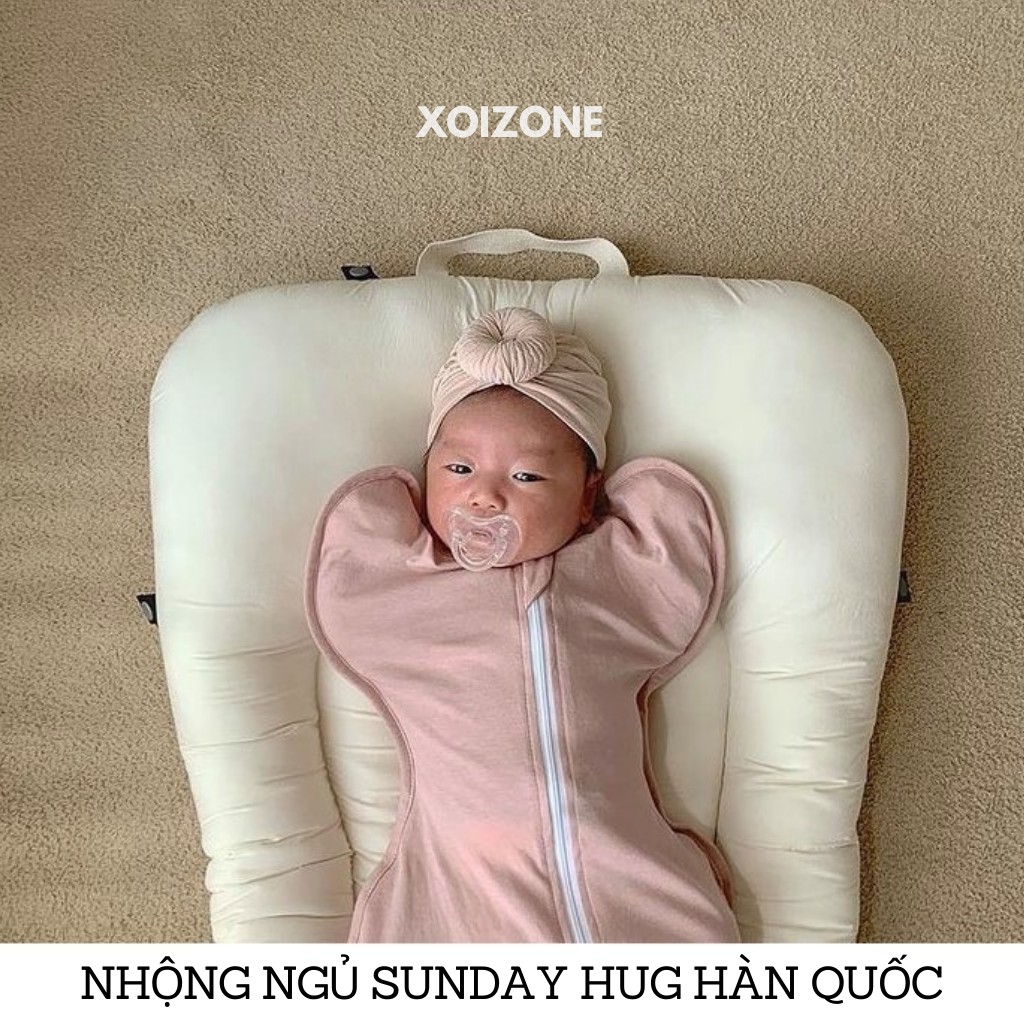 Nhộng ngủ Sundayhug Hàn Quốc, túi ngủ, nhộng chũn, kén ngủ Sunday Hug cho bé cho bé 0-12 tháng