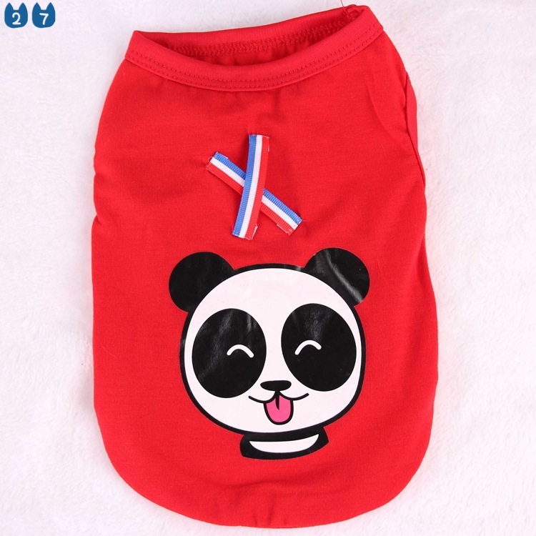 Áo Thun Cotton In Họa Tiết Dễ Thương Thời Trang Mùa Hè Cho Cún Cưng 27