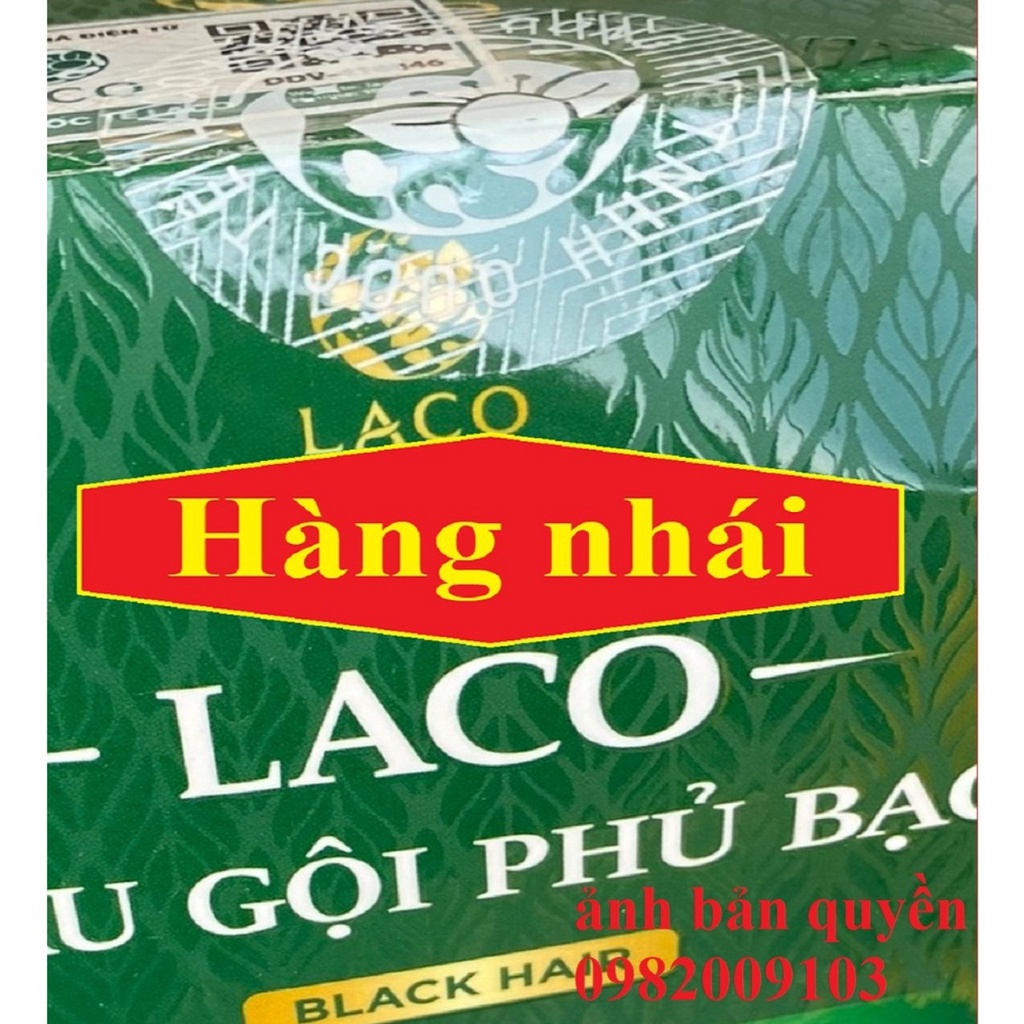 Dầu gội phủ bạc laco black hair 200ml