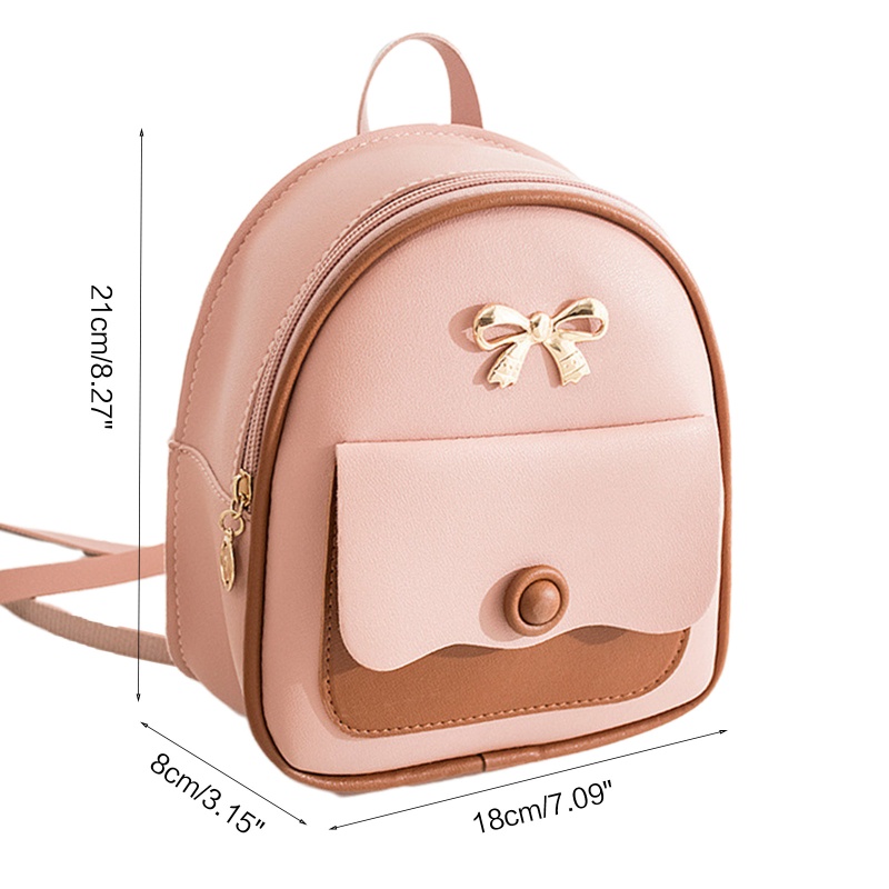 Ba Lô Da PU Nhỏ Xinh Đa Năng Cho Nữ