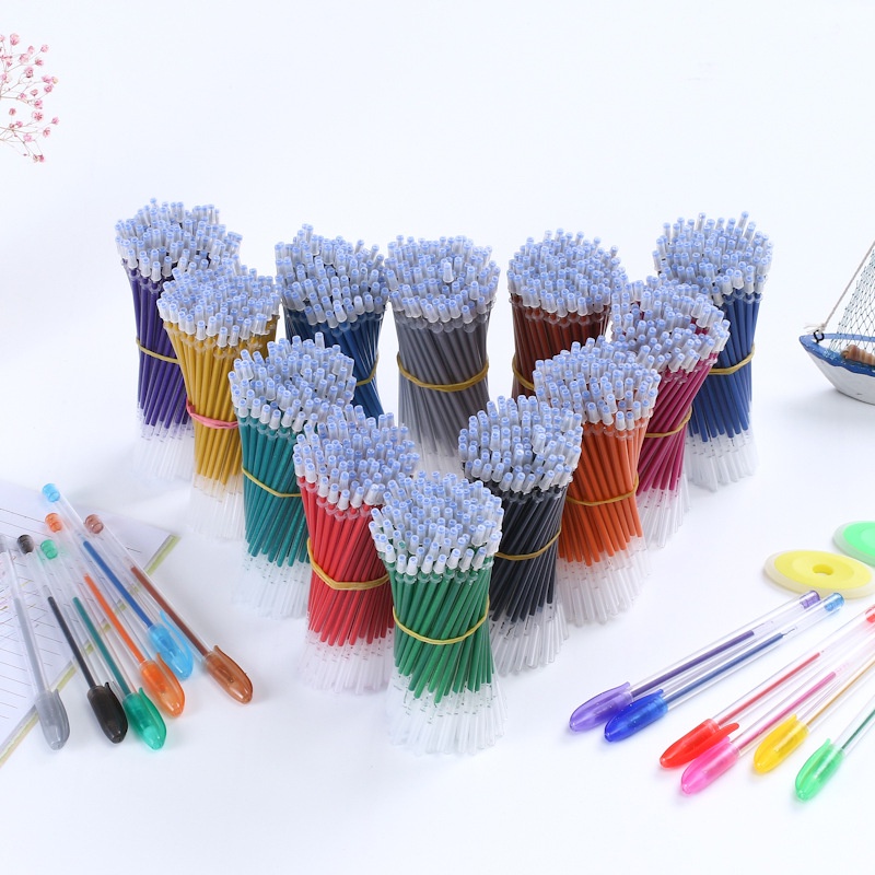 Ruột bút Gel thay thế 12 màu sắc 1.0mm