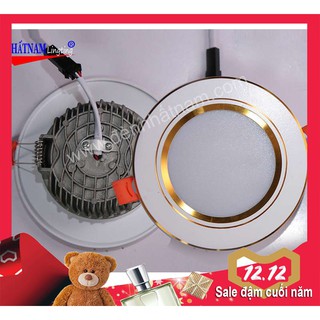 Combo 10 đèn âm trần 7w- 3 màu Bản nâng cấp 2021