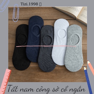 [ Tất công sở ] Tất nam công sở cổ ngắn đi mùa hè siêu thoáng mát thấm hút mồ hôi 99% đế silicon 👌👌👌