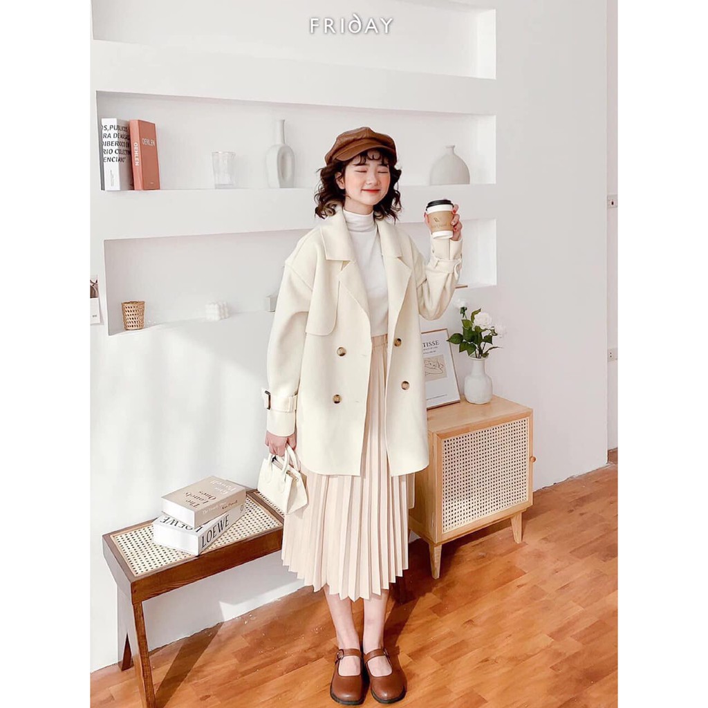 Áo dạ cổ vest | BigBuy360 - bigbuy360.vn