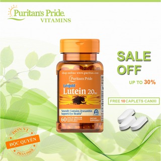  Giúp sáng mắt, cận thị Lutigold Lutein 20mg 60 viên