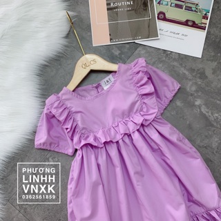 BÁN SỈ VÁY TÍM BÈO CHO BÉ