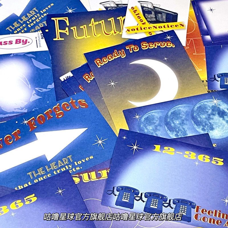 Bộ 50 Giấy Ghi Chú Hình Ngôi Sao Rơi Into Dream Dùng Trang Trí Sổ Tay/ Sổ Tay