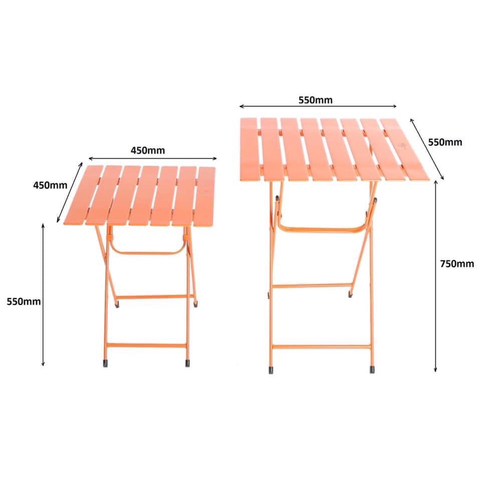 Bàn sắt Fansipan màu trắng size to