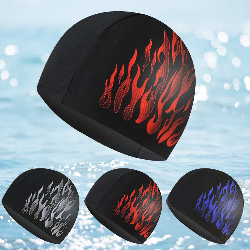 Swimming Cap Adult Men's Nylon Comfortable Swimming Cloth Cap