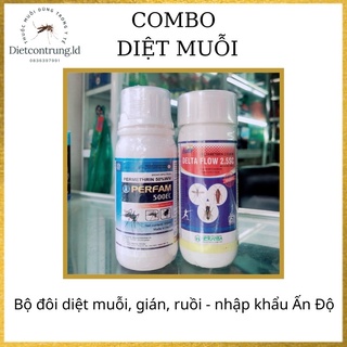 Combo bộ đôi sản phẩm diệt muỗi nhập khẩu ấn - ferfam + delta 100ml ''