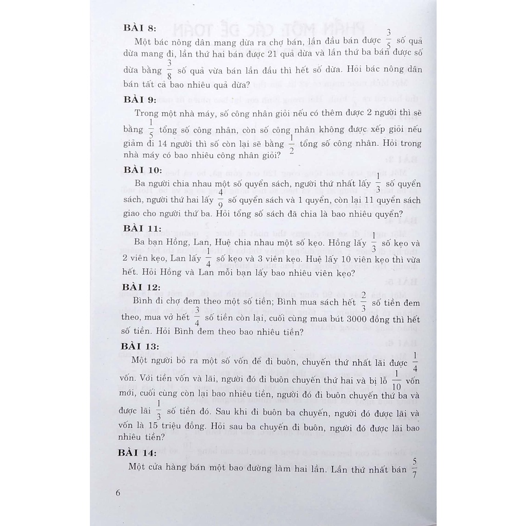 Sách Tuyển Chọn Các Bài Toán Đố 5 Nâng Cao