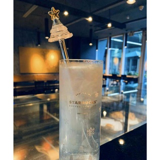 Cốc Thủy Tinh Uống Cà Phê Starbucks Phong Cách Giáng Sinh